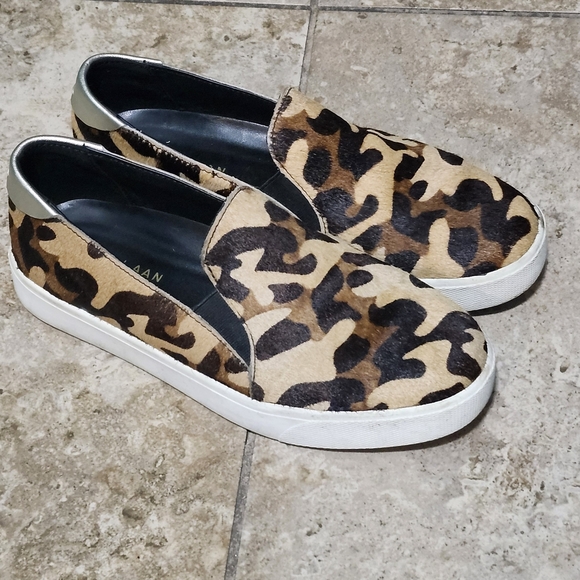 Cole Haan Shoes - Cole Haan Leopard Print Slip-On Sneakers